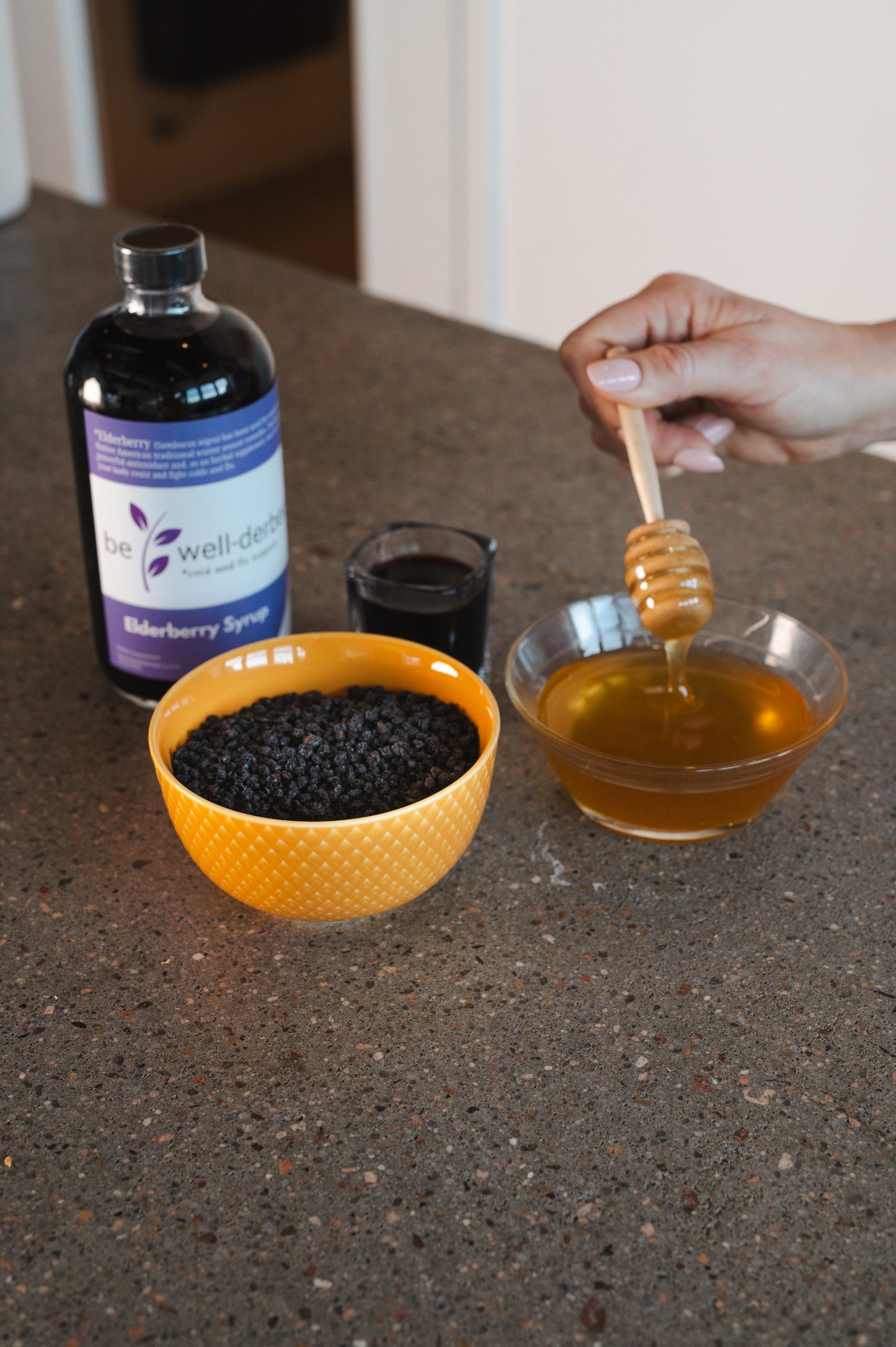 16 oz. Be Well-derberry Syrup